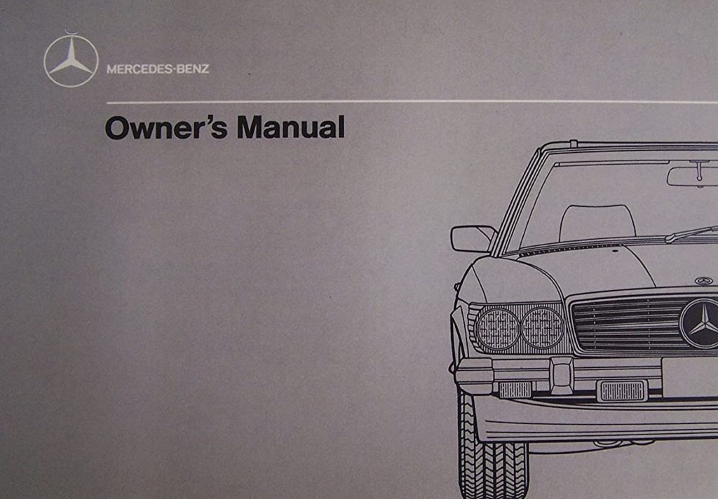 Car manual Mercedes